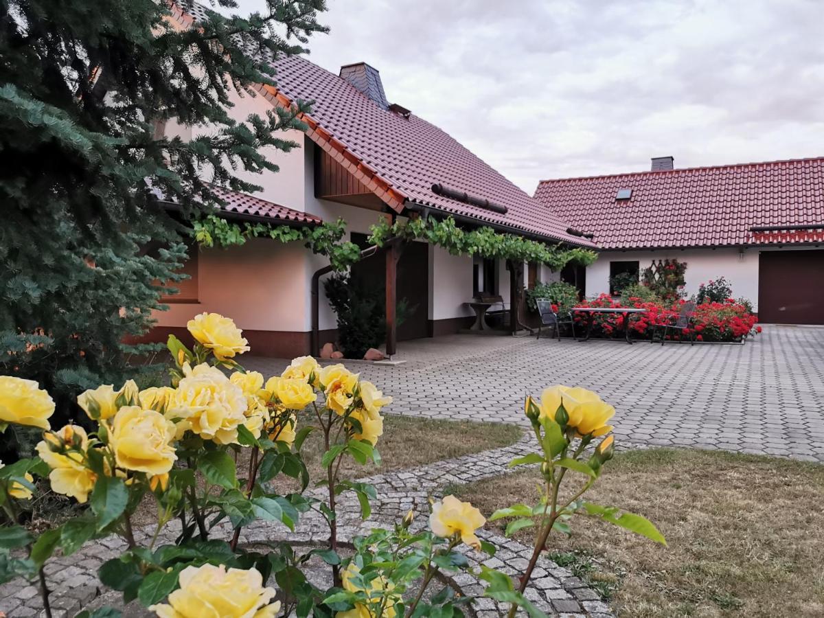 Ferienhaus Rosenhof Glaubitz Esterno foto