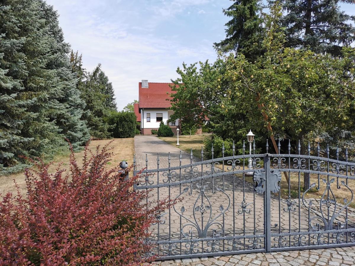 Ferienhaus Rosenhof Glaubitz Esterno foto